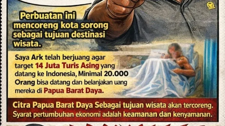 Turis Argentina Jadi Korban Jambret di Sorong, Senator Papua Barat Daya Murka