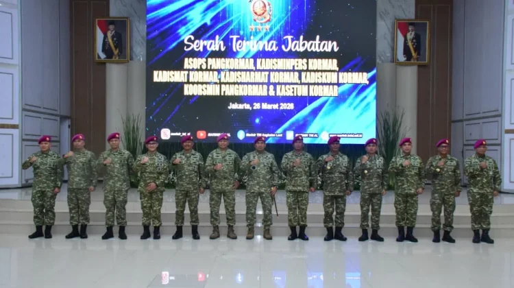 Danpasmar 3 Hadiri Sertijab Jabatan Kunci Korps Marinir