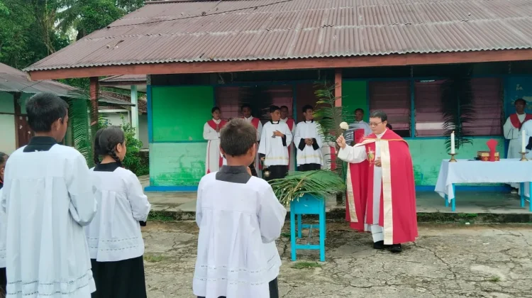 Makna Minggu Palma Bagi Umat Katolik di Sorong Selatan