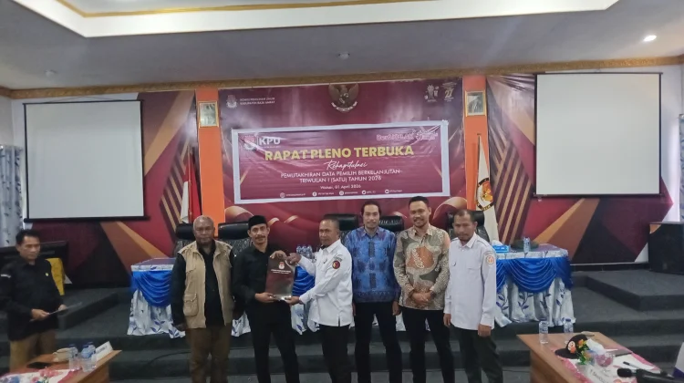 KPU Raja Ampat Tetapkan Pemilih Berkelanjutan Triwulan I 46.795 orang