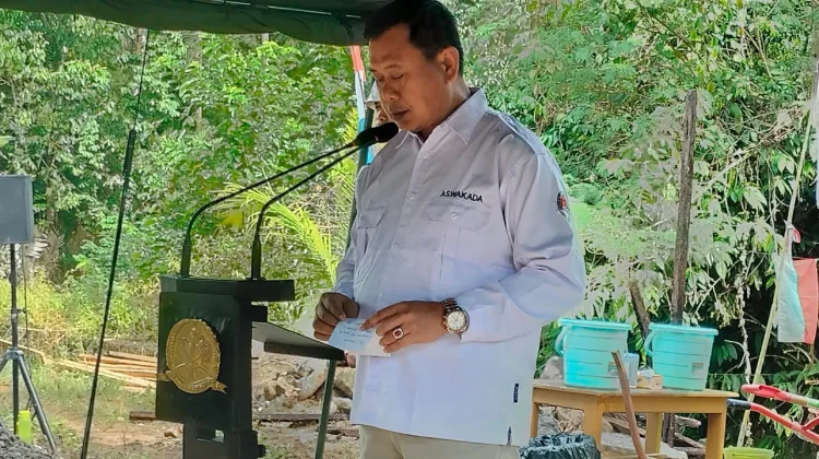 Danrem 181/PVT Laksanakan Groundbreaking Pembangunan Jembatan Garuda