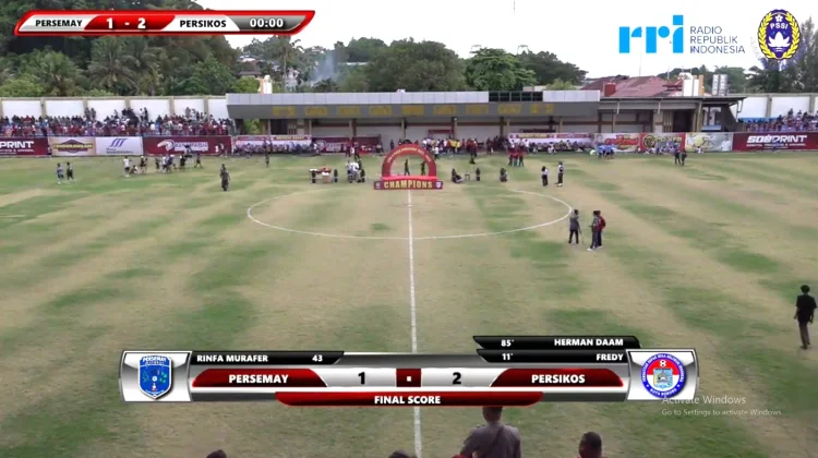 Persikos Kota Sorong Juara Liga 4 usai Kalahkan Persemay Maybrat