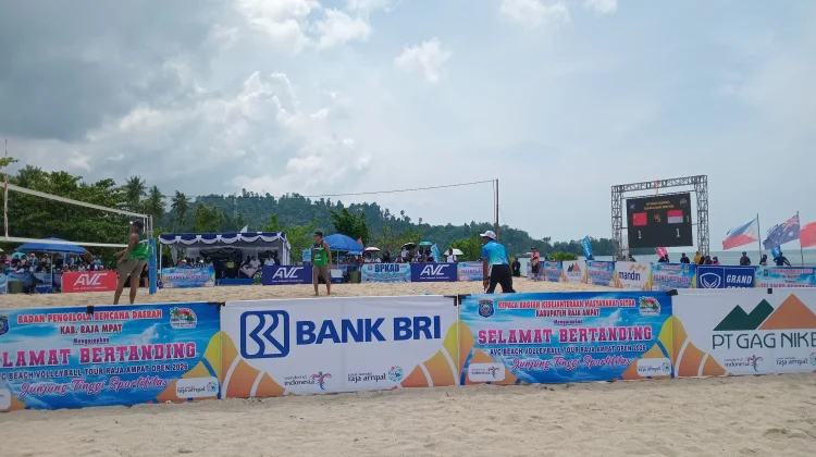 Kalahkan Cina, Tim Voli Pantai Indonesia Lolos Semifinal Raja Ampat Open