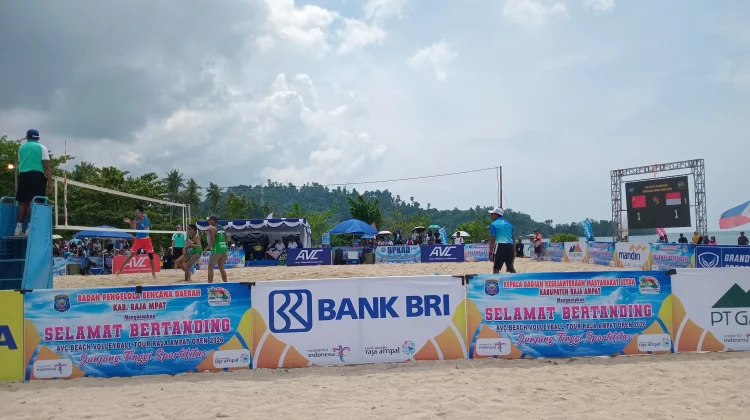 Kalahkan Cina, Tim Voli Pantai Indonesia Lolos Semifinal Raja Ampat Open