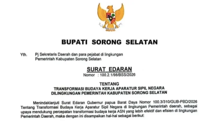Sorong Selatan Terapkan Transformasi Kerja ASN, WFH Mulai Berlaku