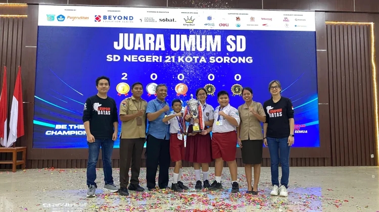Siswa SD Negeri 21 Sorong Borong 3 Piala dan Juara Umum di Walikota Cup