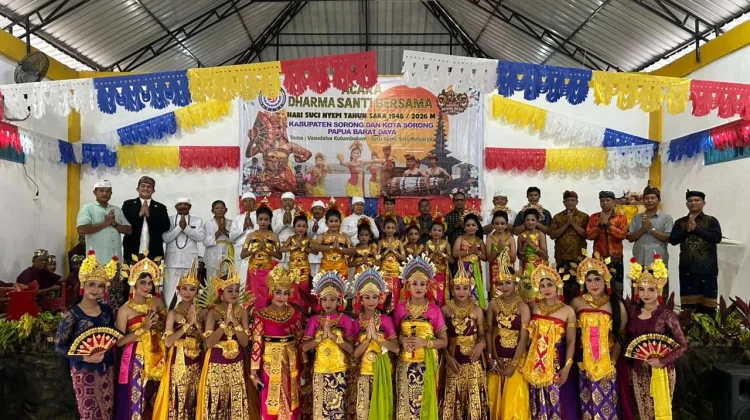 Dharma Santi Nyepi 2026 di Aimas Pererat Persaudaraan Umat Hindu Sorong Raya