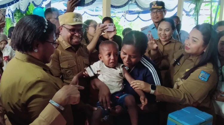KLB Kasus Difteri, Dinkes Kota Sorong Lakukan Imunisasi Massal