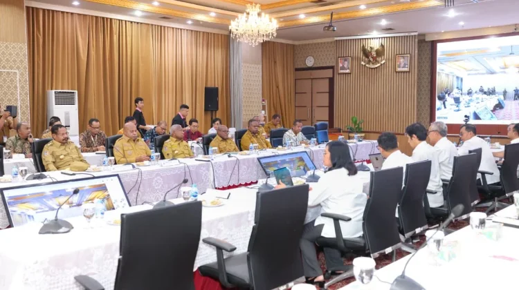 Elisa Kambu dan Gubernur se-Papua Raya Bahas Dana Otsus Bersama Kemenkeu RI