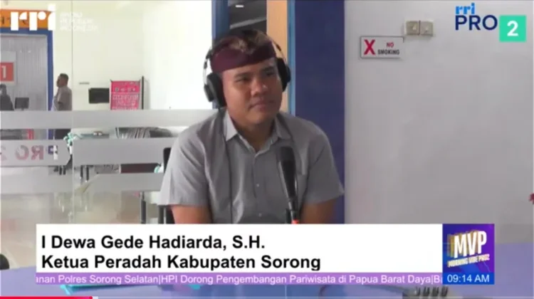 Ketua Peradah Sorong: Tanamkan Tat Twam Asi demi Moderasi di Perantauan