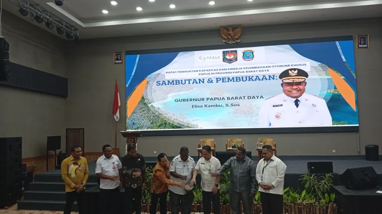 Buka Rakor Bersama Ditjen Otda, Gubernur PBD Minta Dana Otsus Harus Tepat Sasaran