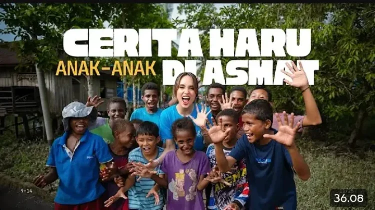 Cinta Laura Kampanyekan Pentingnya Pendidikan dan Imunisasi di Papua