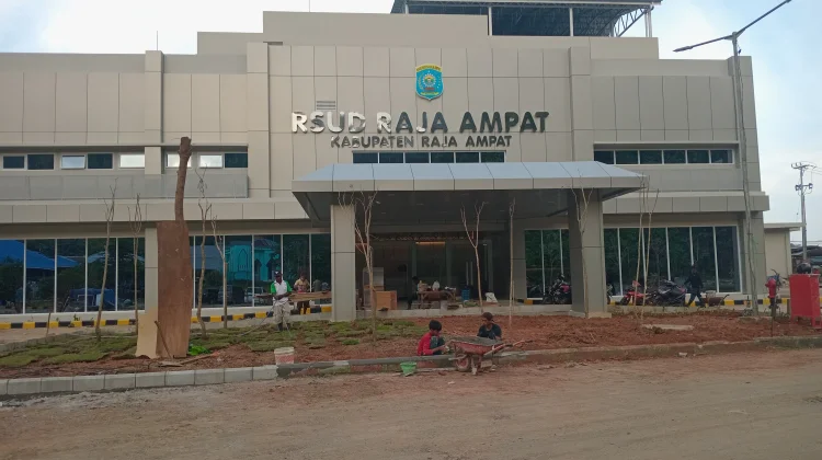Pembangunan Gedung Rampung, RSUD Tipe C Raja Ampat Siap Beroperasi