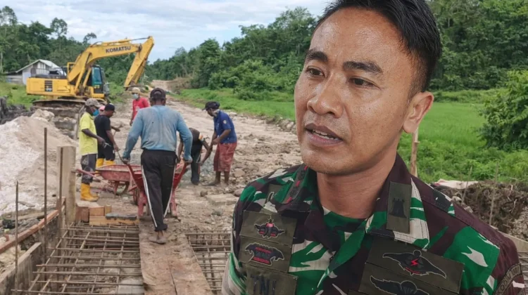 Tiga Jembatan Garuda Dibangun di Wardik, Dandim: Akses Warga Segera Lancar