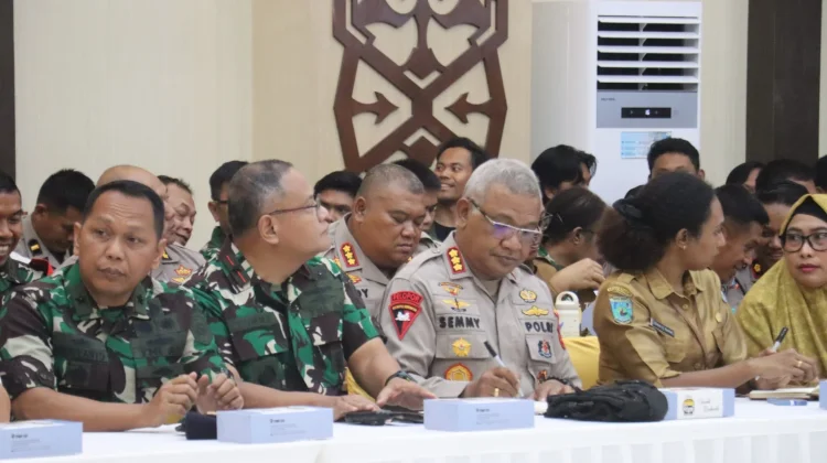 Rakor Lintas Sektor Persiapan Kunjungan Wapres RI ke Kota Sorong dan Raja Ampat