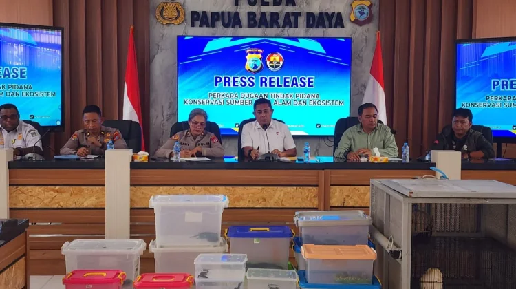 Polda PBD Amankan 1 Tersangka Kasus Perdagangan Satwa yang Dilindungi