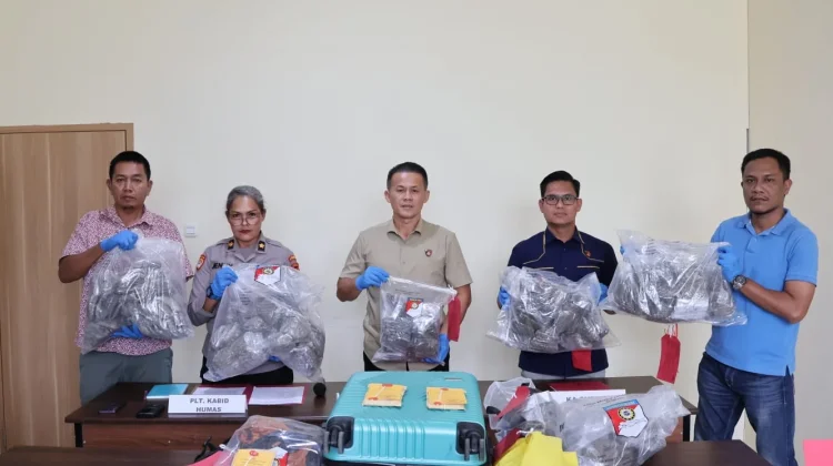 Ditresnarkoba PBD Berhasil Ungkap 2 Kasus Tindak Pidana Narkotika Jenis Ganja