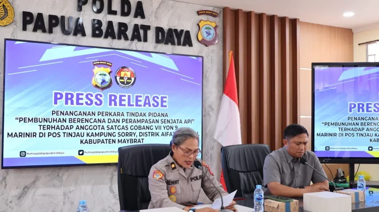Polda PBD Tetapkan 7 DPO Terkait Pembunuhan Anggota Satgas Gobang VII Yonif 9