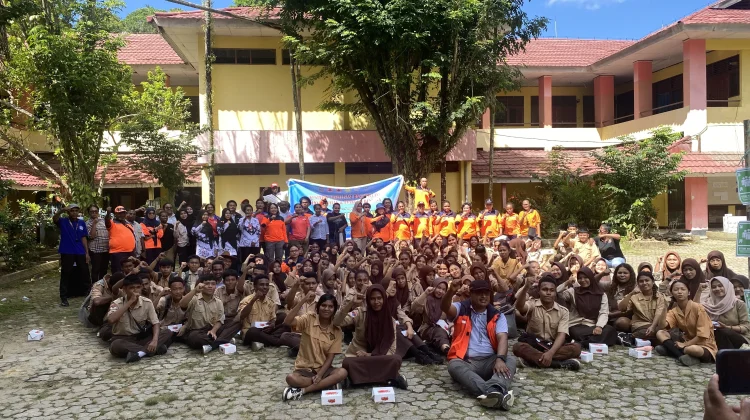 BPBD PBD dan Kota Sorong Latih Siswa SMK Negeri 2 Hadapi Situasi Darurat