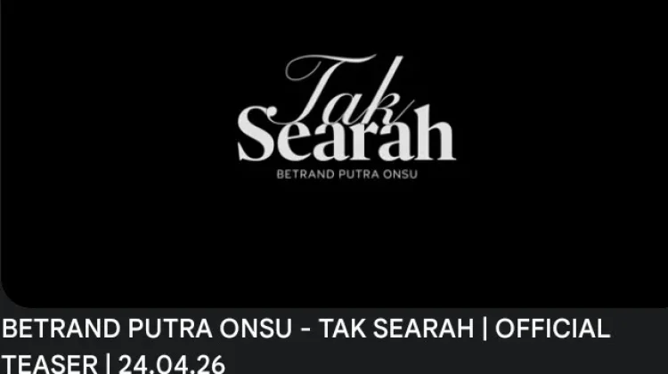 Betrand Putra Onsu Rilis Single Terbaru "Tak Searah"