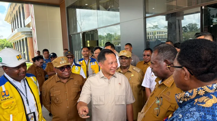 Mendagri Tinjau Pembangunan Pusat Pemerintahan Papua Barat Daya