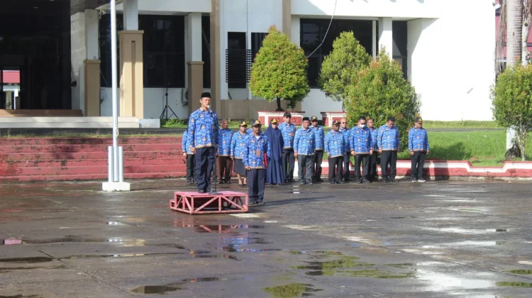 Pemkab Sorong Menggelar Upacara Hari Otda ke-30
