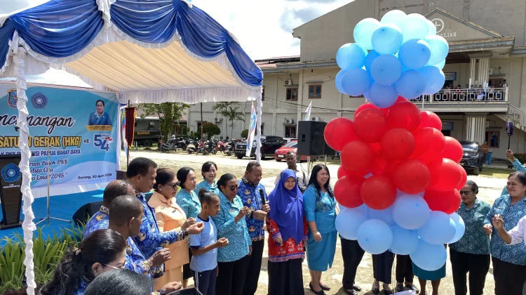 Pencanangan HKG di Papua Barat Daya, Perkuat Peran Keluarga menuju Indonesia Emas
