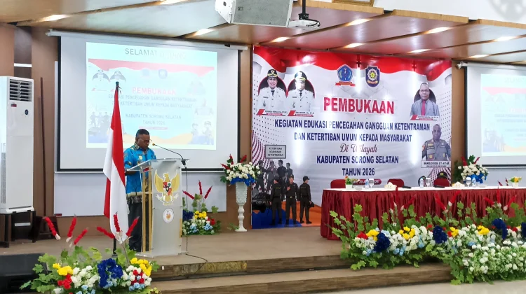 Ciptakan Kondusivitas, Pemkab Sorong Selatan Gelar Edukasi Pencegahan Gangguan