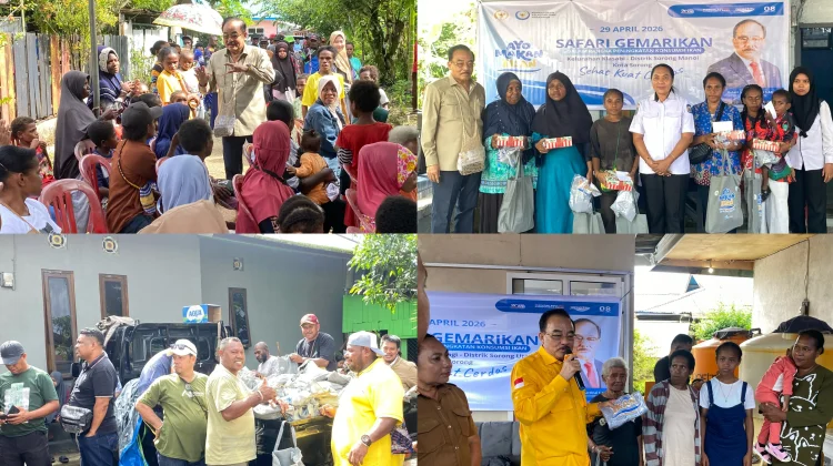 RJK Tuntaskan Gemarikan Sorong, 1,6 Ton Ikan, 1.200 Ikan Asar dan 350 Kg Bakso Tersalur