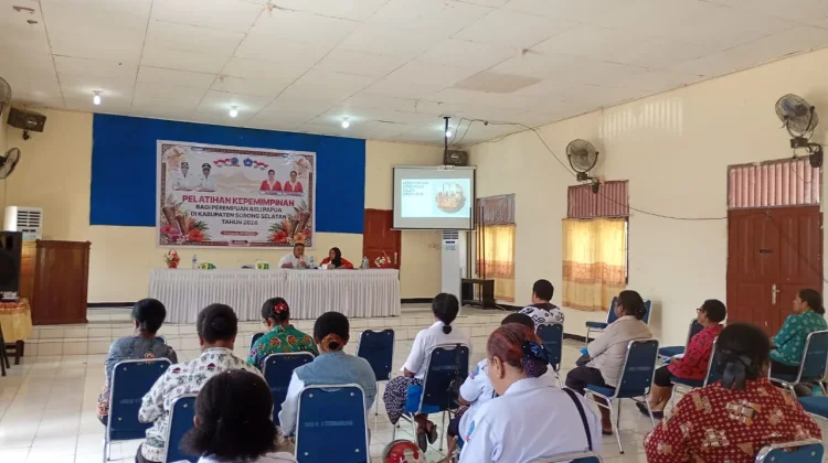 GOW Sorong Selatan Gelar Pelatihan Kepemimpinan Perempuan Asli Papua