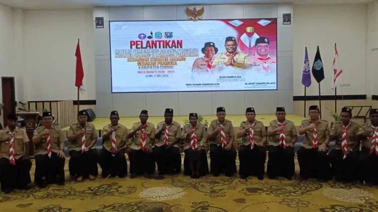 Kwarcab Pramuka Kabupaten Sorong Siap Cetak Generasi Berkarakter dan Tangguh