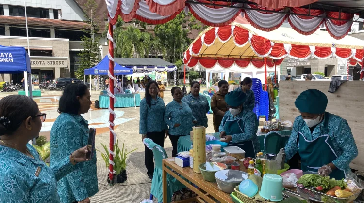 Gelar Lomba Cipta Menu B2SA, TP PKK Papua Barat Daya Ajak Terapkan Pola Makan Sehat