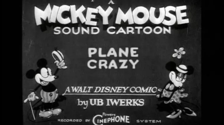 Plan Crazy, Film Animasi Pertama yang Menampilkan Mickey Mouse dan Minnie Mouse