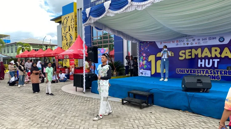 HUT ke-12 UT Sorong Gelar Lomba Konten dan Busana Daur Ulang Tingkat SMA
