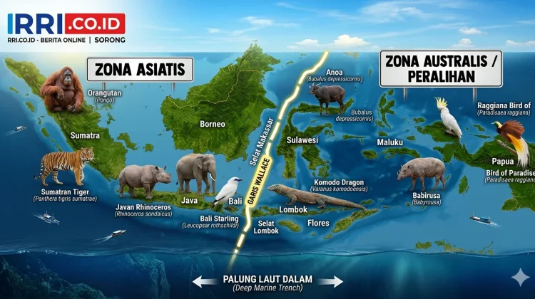 Garis Wallace: Batas Alam yang Membelah Dunia Satwa Nusantara