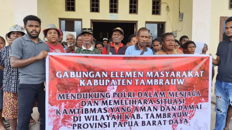 Warga Tambrauw dan Aparat Sepakat Jaga Stabilitas Keamanan Daerah