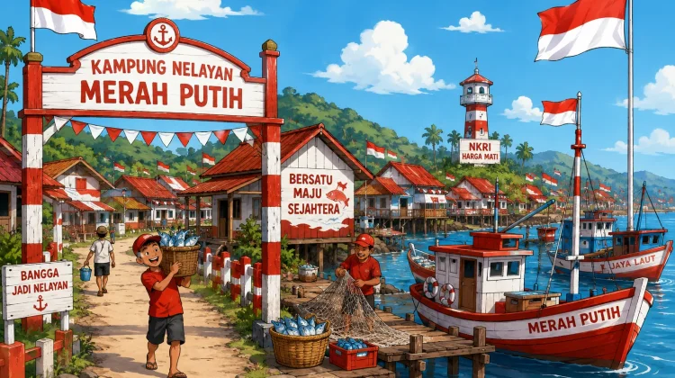 Raja Ampat Jadi Percontohan Kampung Nelayan Merah Putih di Papua Barat Daya