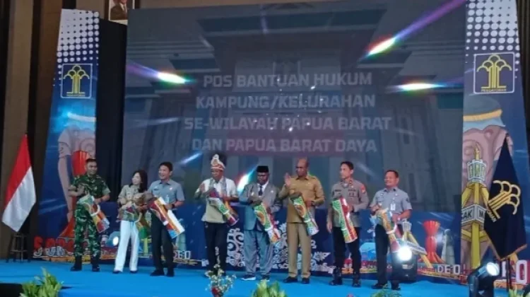 Menteri Hukum Resmikan 2025 Pos Bantuan Hukum di Papua Barat dan Papua Barat Daya