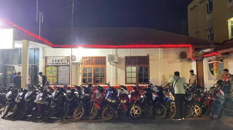 26 Unit Motor Berhasil Dijaring saat Operasi Kegiatan Rutin Sedang Berlangsung