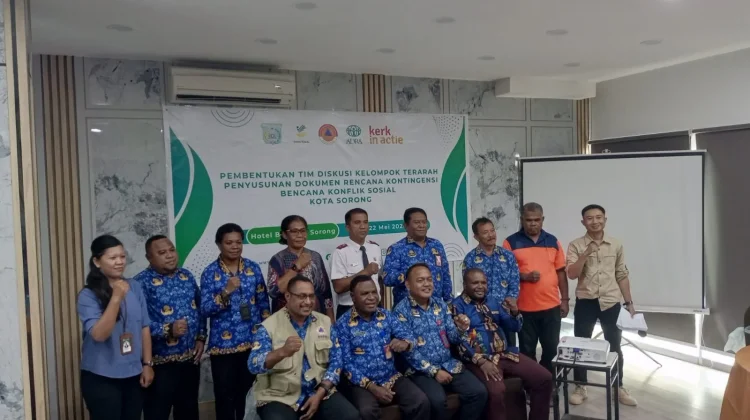 Pemkot Sorong dan ADRA, Susun Kontijensi Bencana Konflik Sosial