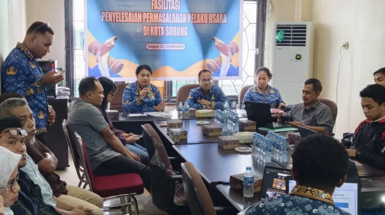 DPMPTSP Fasilitasi Penyelesaian Permasalahan Pelaku Usaha di Kota Sorong