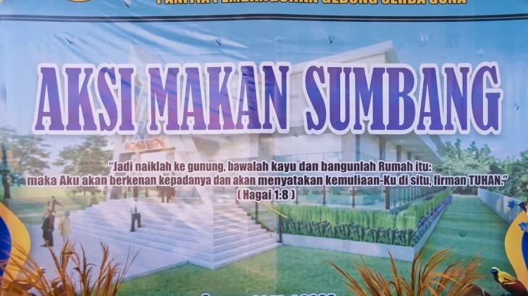 Petronela Krenak Apresiasi Semangat Gotong Royong Jemaat Maranatha