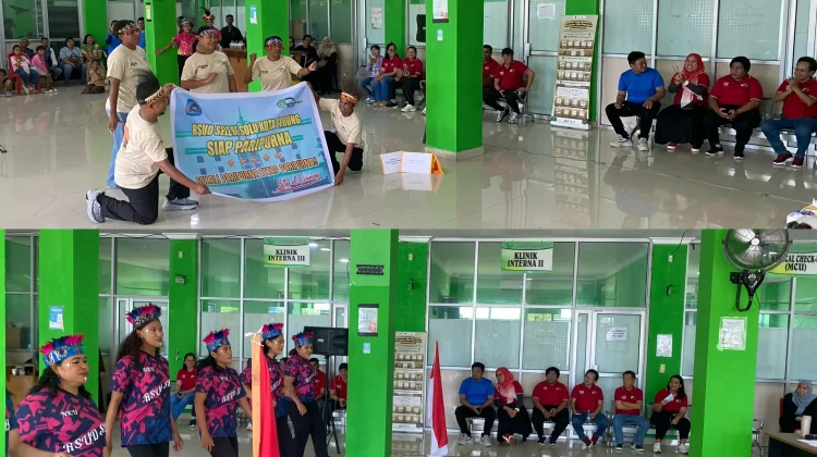 Menjelang Akreditasi, RSUD Sele Be Solu Gelar Lomba Dance Hand Hygiene dan BHD