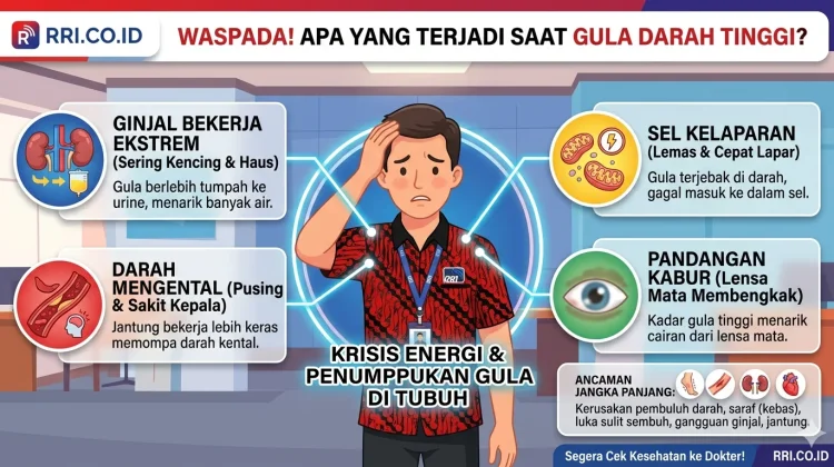 Efek Gula Darah Tinggi pada Organ Tubuh
