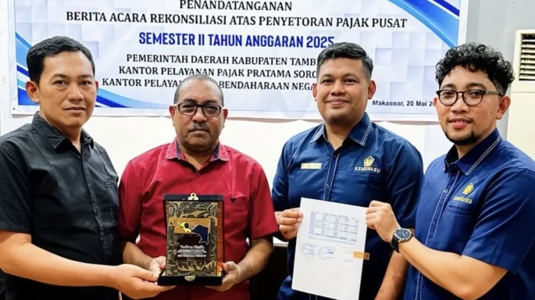 Kepatuhan SPT  Tambrauw Diapresiasi dalam Rekonsiliasi Pajak Semester II 2026