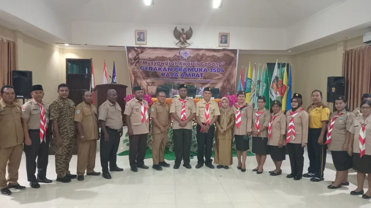 Buka Muscab, Bupati Raja Ampat Sebut Pramuka Sekolah Kehidupan Anak Muda
