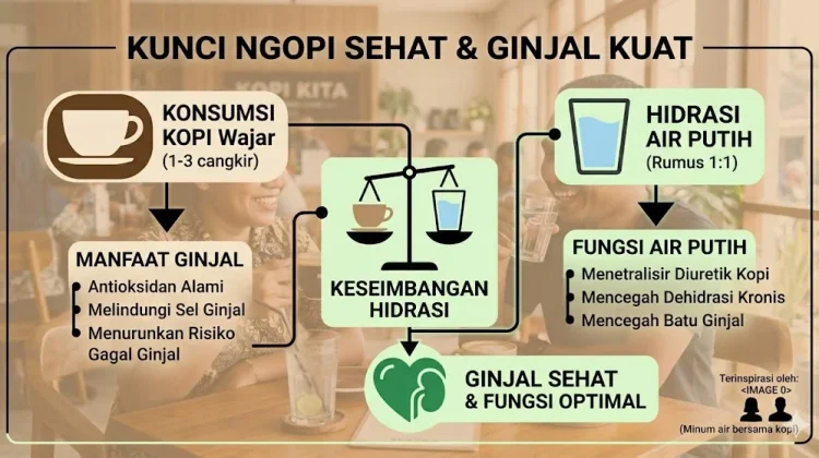 Cek Fakta: Benarkah Sering Minum Kopi Bisa Merusak Ginjal