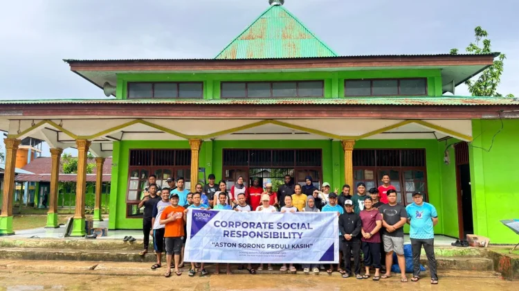 ASTON Sorong Gelar CSR Sambut Idul Adha 1447 H di Masjid Babul Jannah Kokoda