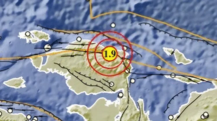 Gempa M1,9 Tercatat Terjadi Timur Kebar