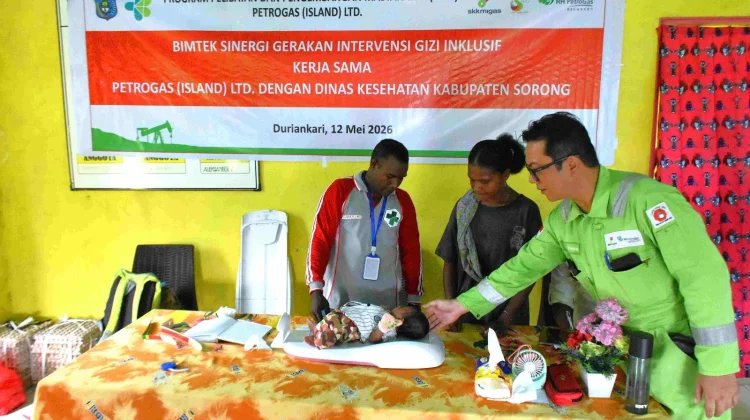 SKK Pamalu - Petrogas Menggelar PPM Kesehatan dan Penanganan Masalah Gizi